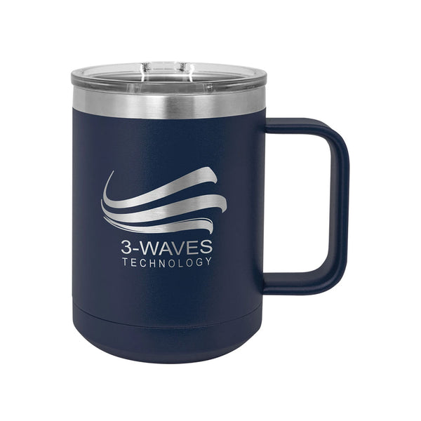 Polar Camel Insulated 15 Ounce Mug Navy Blue