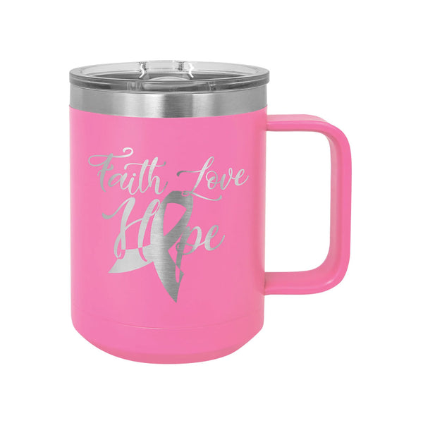 Polar Camel Insulated 15 Ounce Mug Pink