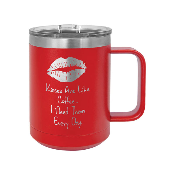 Polar Camel Insulated 15 Ounce Mug Red