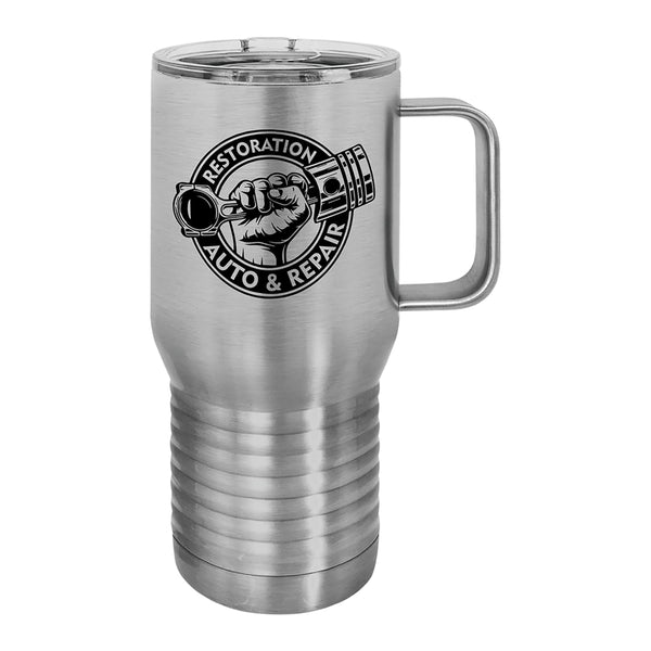 Vacuum Insulated Mug with Slider Lid – Your Perfect Beverage Partner! Personalize with Name or Logo - Keep Your Beverages Hot or Cold