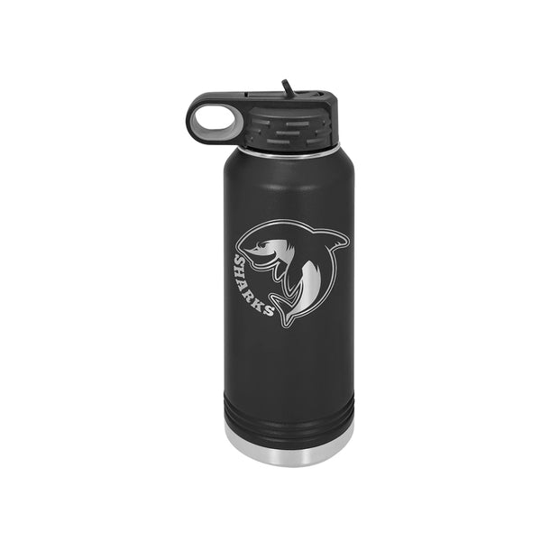 Polar Camel Insulated Water Bottle 32 Ounce Black