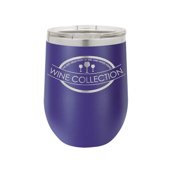 Polar Camel 12 ounce Wine Tumbler Purple