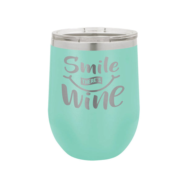 Polar Camel 12 ounce Wine Tumbler Teal