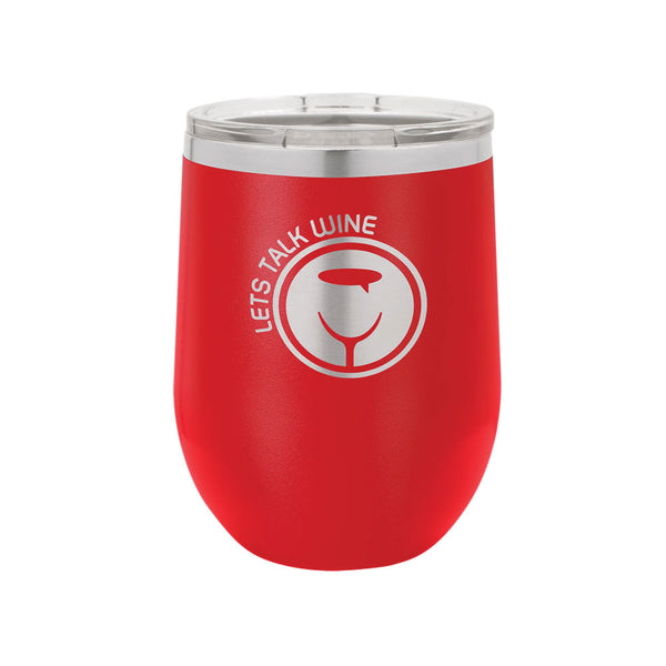 Polar Camel 12 ounce Wine Tumbler Red